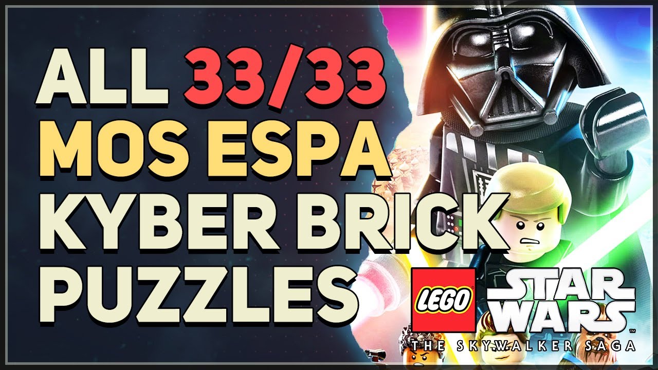 Mos Espa All Kyber Brick Puzzles LEGO Star Wars The Skywalker Saga