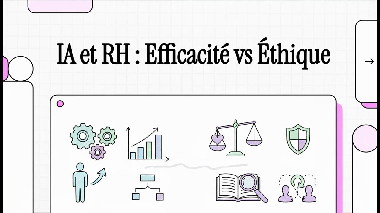L'IA dans les ressources humaines : quand l'efficacit&eacute; rencontre les enjeux &eacute;thiques...