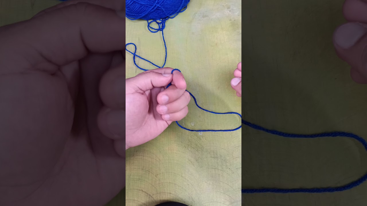 &iquest;c&oacute;mo colocar dedos y lana al tejer crochet? #crochet #estambre #manos #tutorial #manualidades