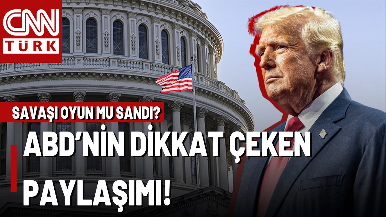 ABD'den Şoke Eden Paylaşım: Bilgisayar Oyunu, Film, Futbol... ABD Savaşı Oyun Mu Sanıyor?