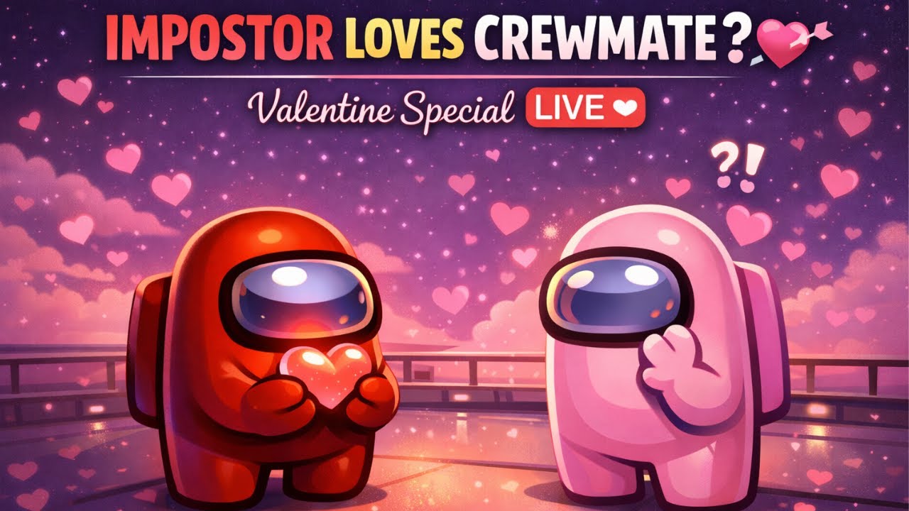 IMPOSTOR LOVES CREWMATE? 💘 | Valentine Special Among Us
