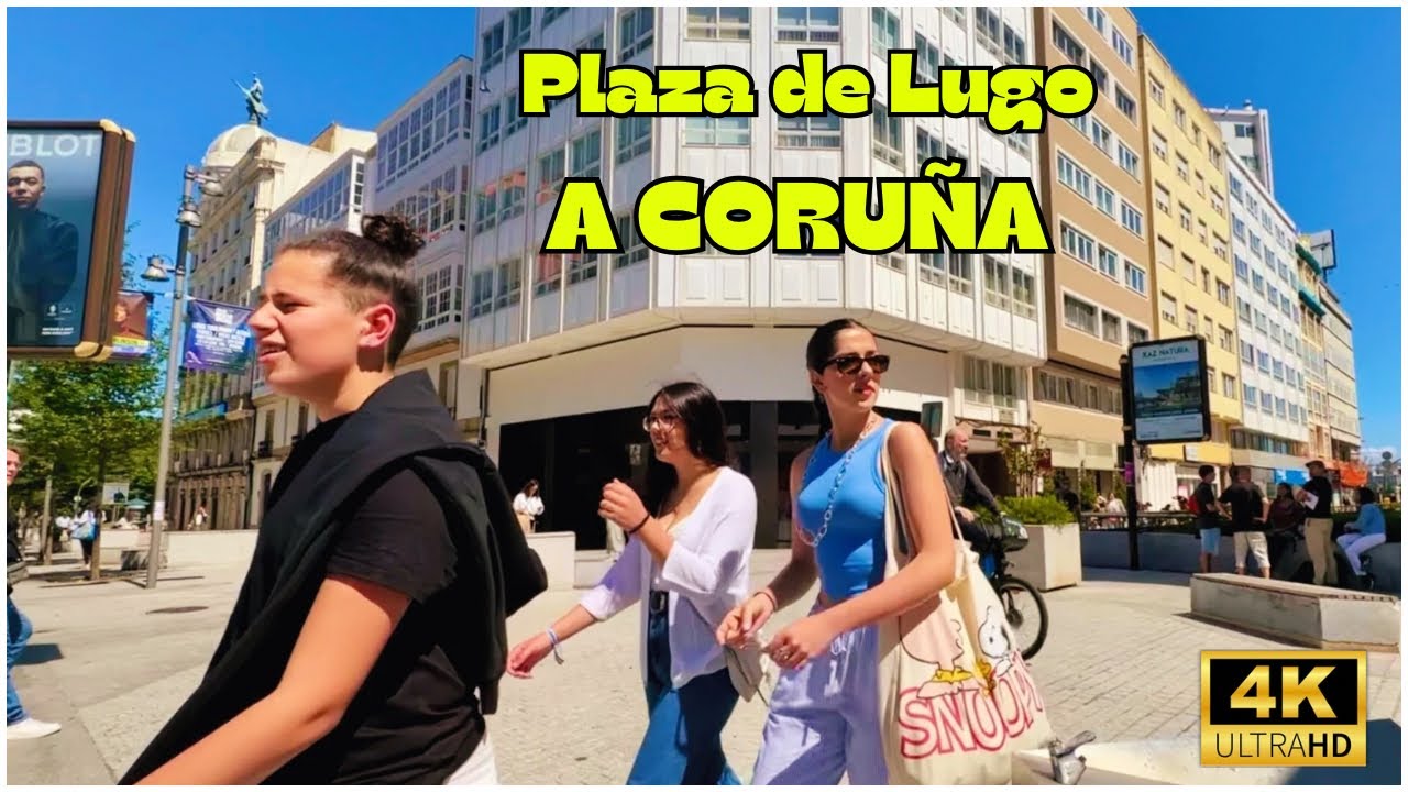A CORUÑA WALK - Desde Cuatro Caminos hasta Plaza de Lugo.
