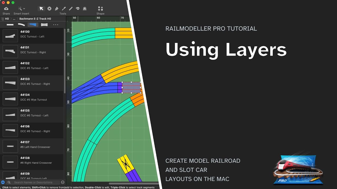 Railmodeller Pro Tutorial #3: Using Layers