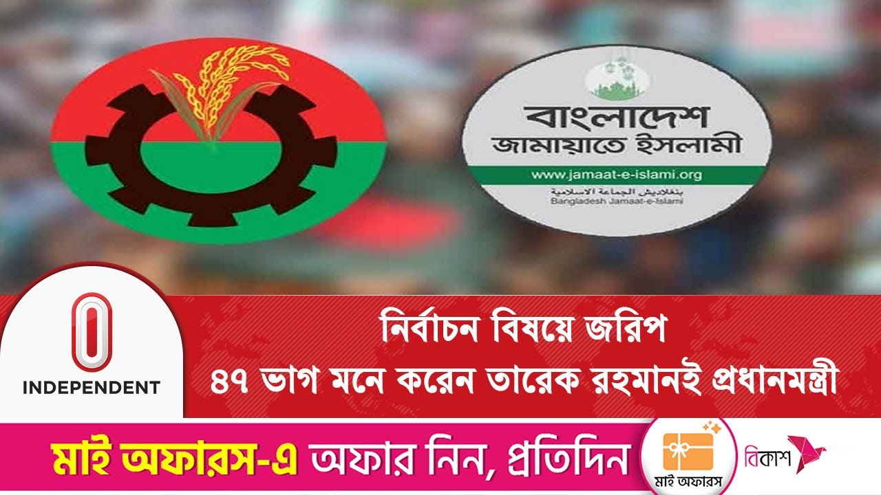ইনোভিশন কনসালটিংয়ের ৩য় ধাপের নির্বাচনী জরিপের ফলাফল প্রকাশ | Opinion Poll | Independent TV