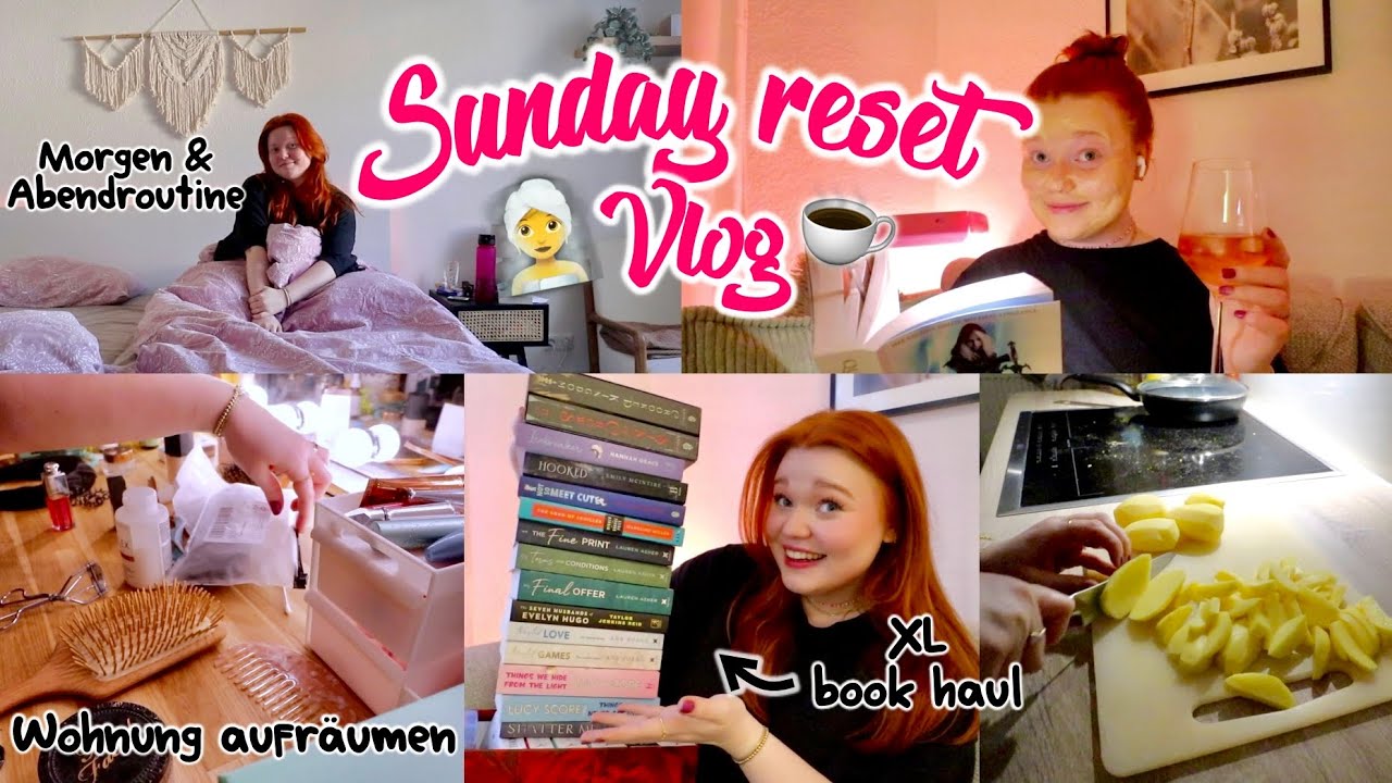 COZY SUNDAY reset Vlog: aufräumen, lesen & selfcare I Meggyxoxo