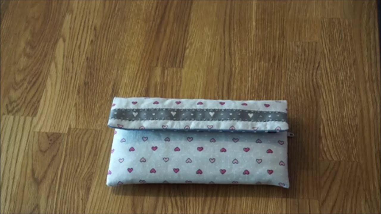 Handytasche mit 2 Reißverschlussfächern nähen