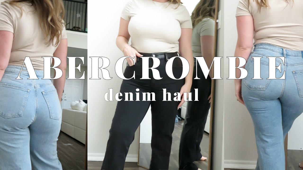 Покупки джинсов Abercrombie | Curve Love: джинсы в стиле 90-х, свободные и прямые