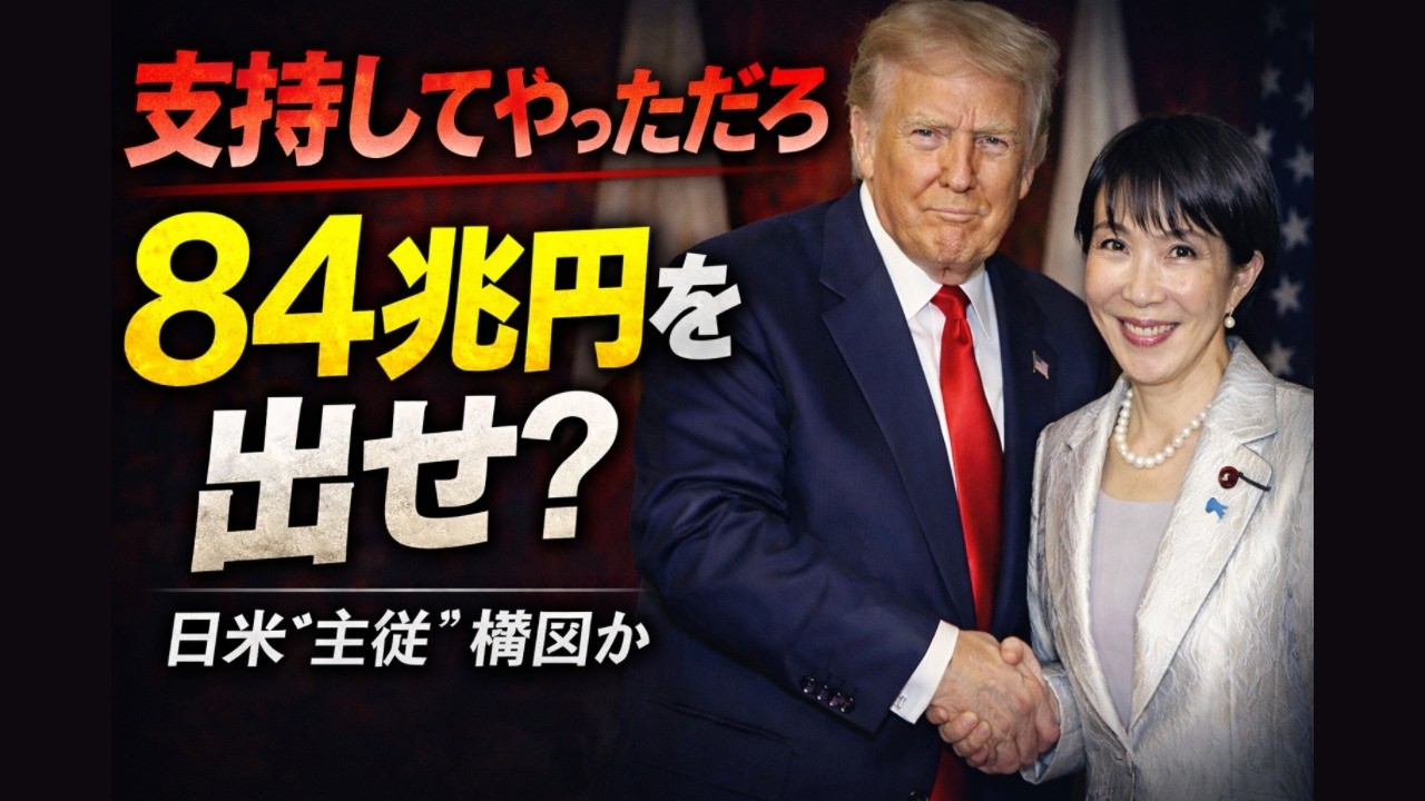 「支持してやっただろ、84兆円を出せ」報道が示す日米の主従構造とは？