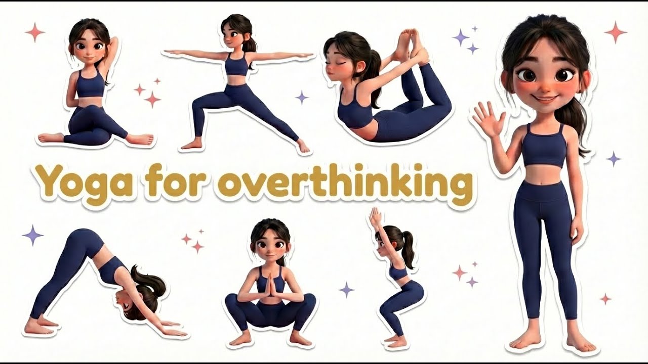 Yoga for Overthinking | Yoga for Kids | Mindfulness for Kids | Yoga for Children | Yoga Easy Poses