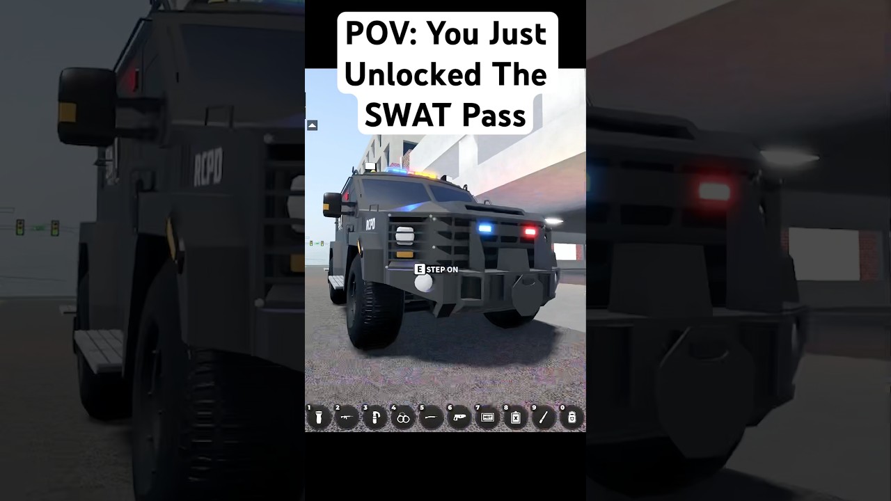 POV: You Just Unlocked The SWAT Game Pass in ERLC