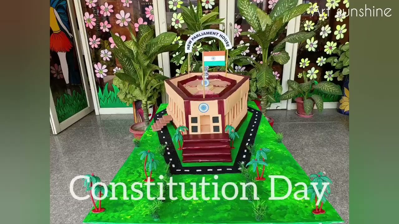 How to make Central Vista model / New parliament building for exhibition || art sunshine 🌞