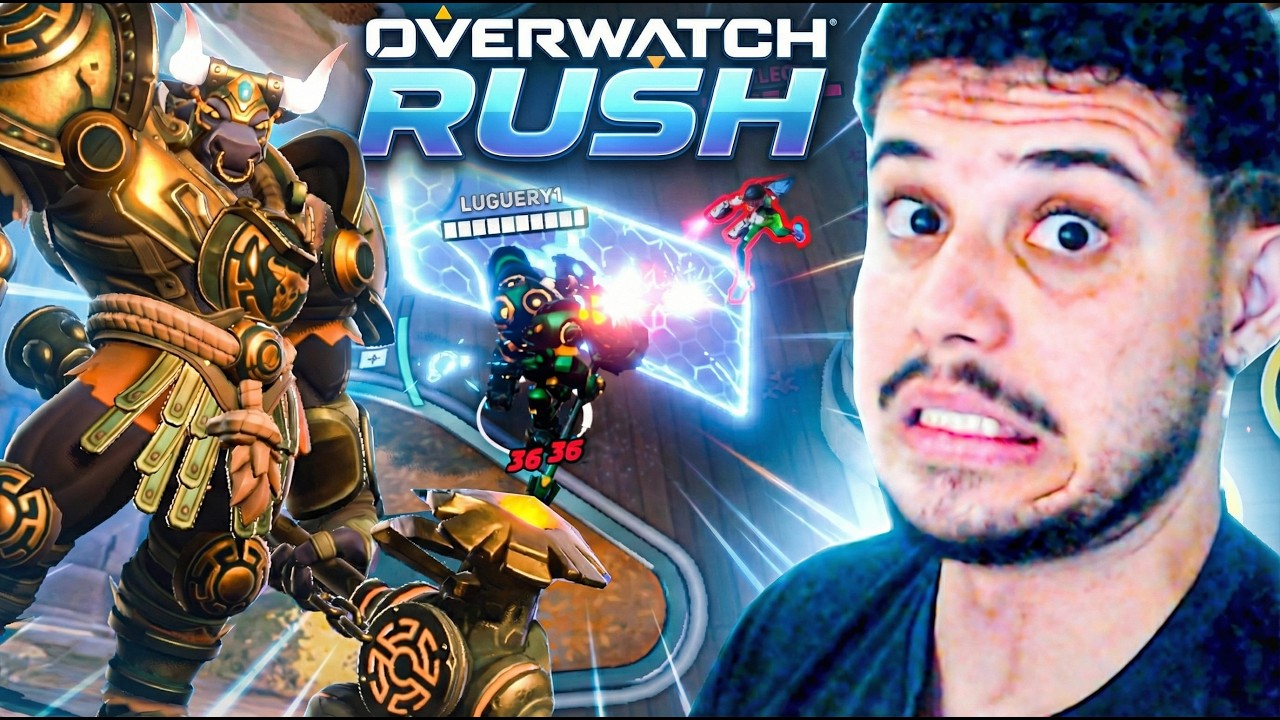 JOGANDO OVERWATCH RUSH PELA PRIMEIRA VEZ!
