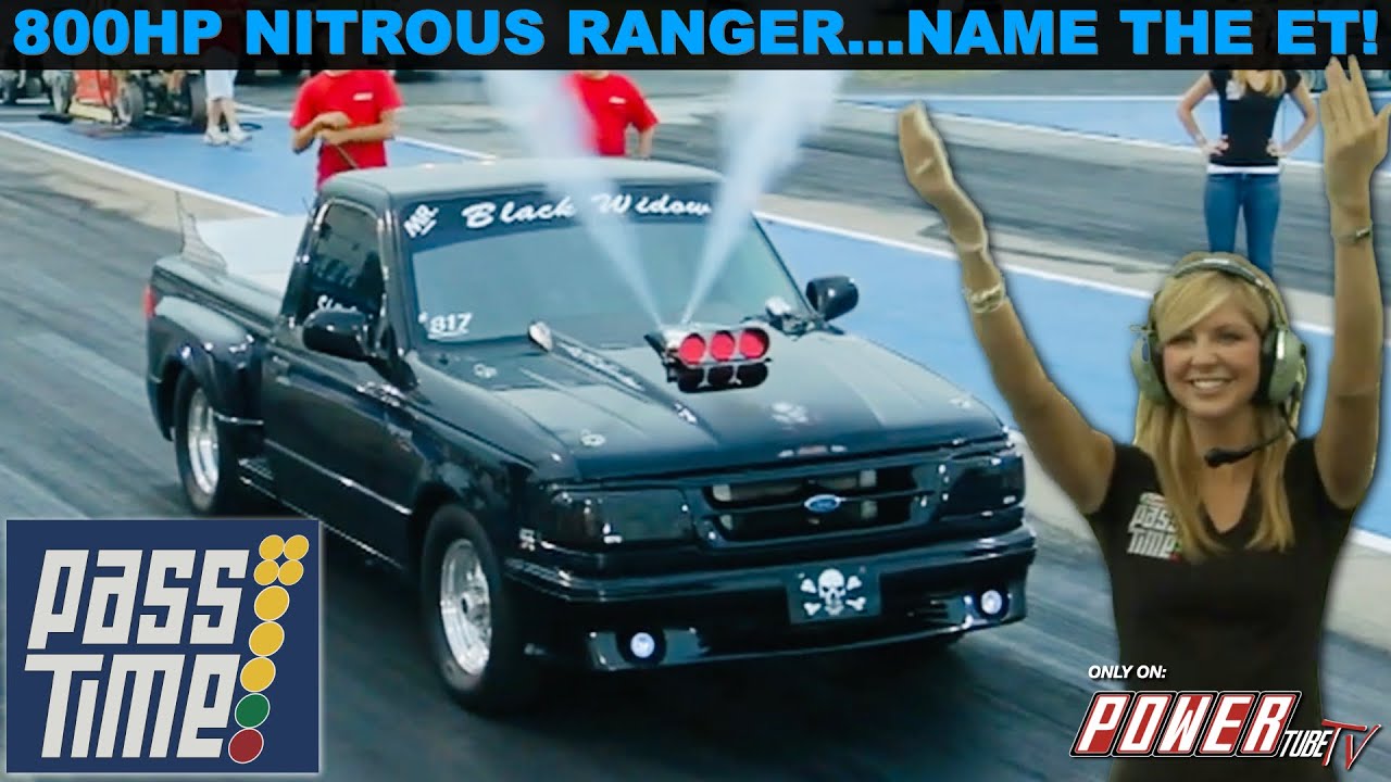 PASS TIME - Drag Racing Gameshow -800HP Nitrous Powered Ford Ranger - Name The Time! Full Episode