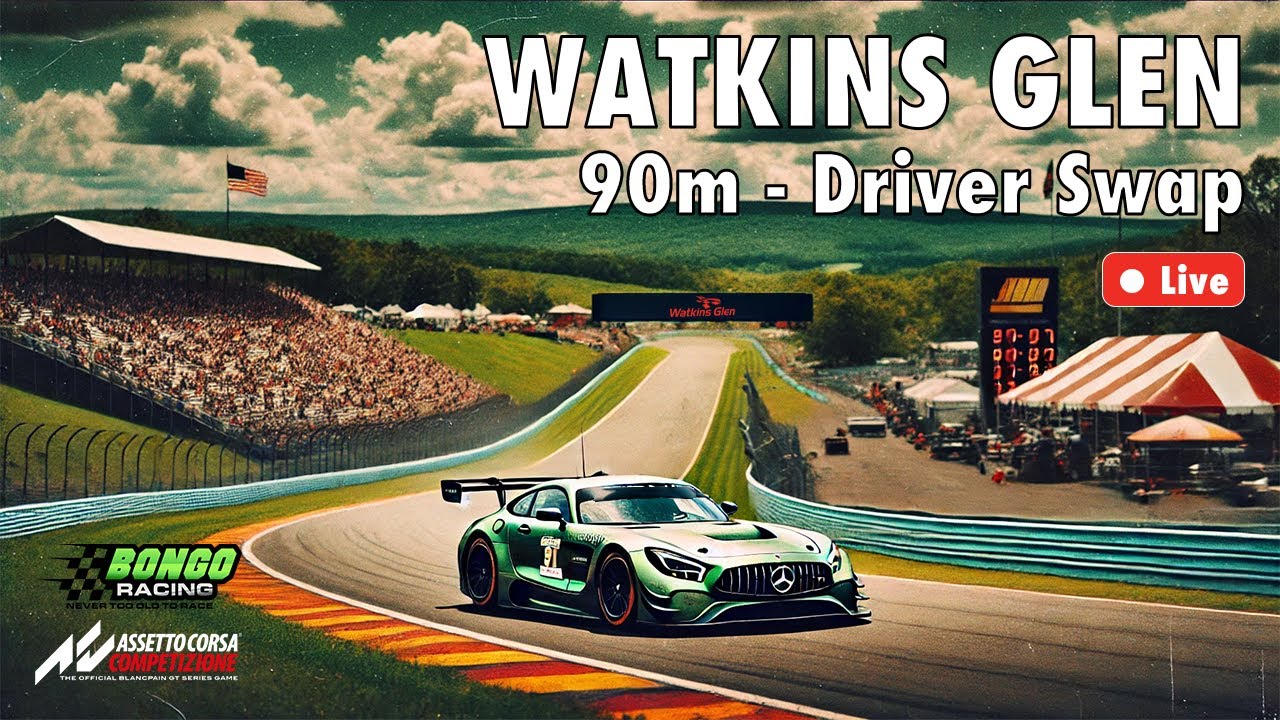 90 Min Driver Swap Race - Watkins Glen | Assetto Corsa Competizione