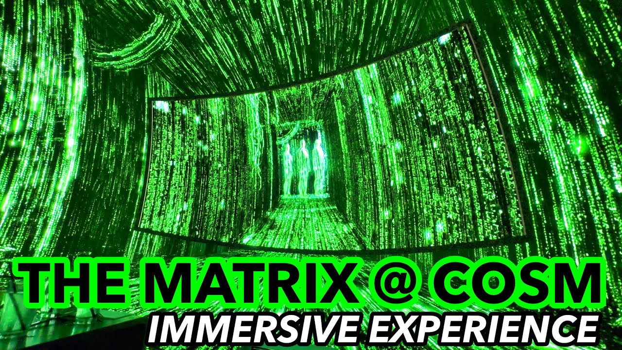 The MATRIX at COSM. Incredible Shared Reality Half Dome Screen 【Trip55】