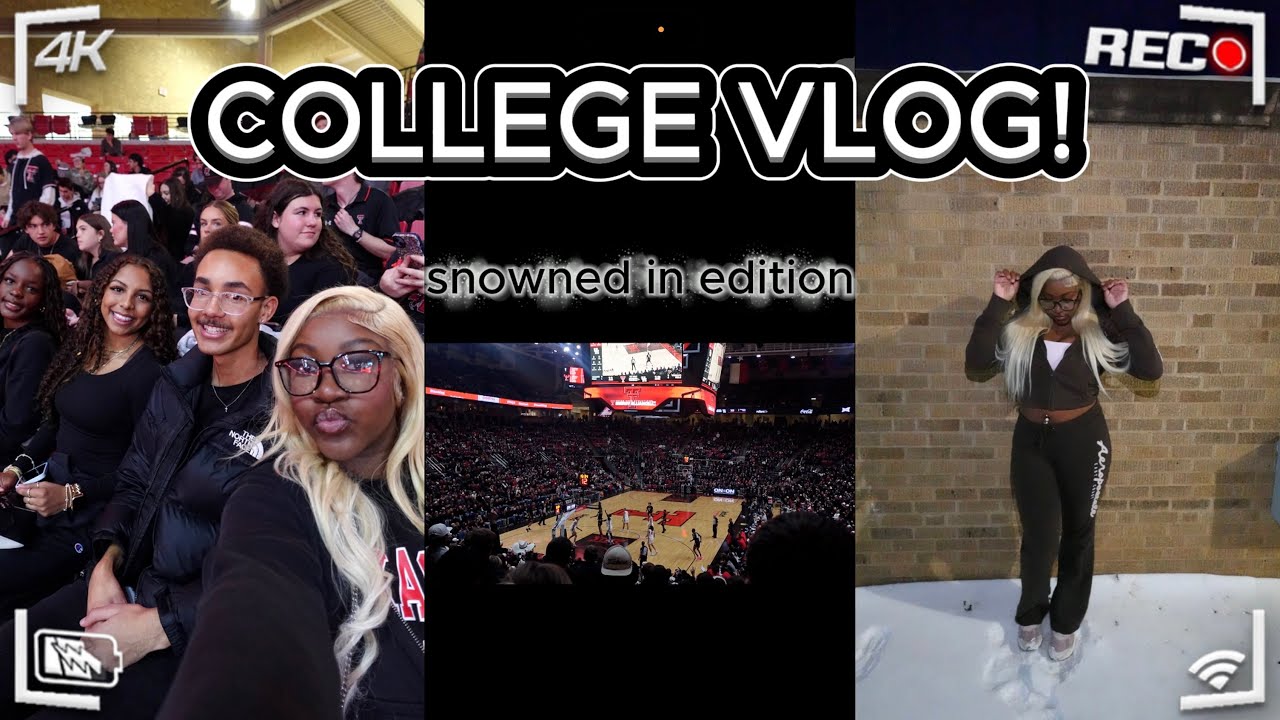 COLLEGE VLOG!  snowed in edition