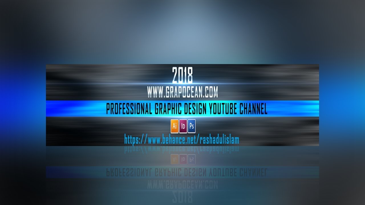 Youtube Channel Art Design- Photoshop tutorial