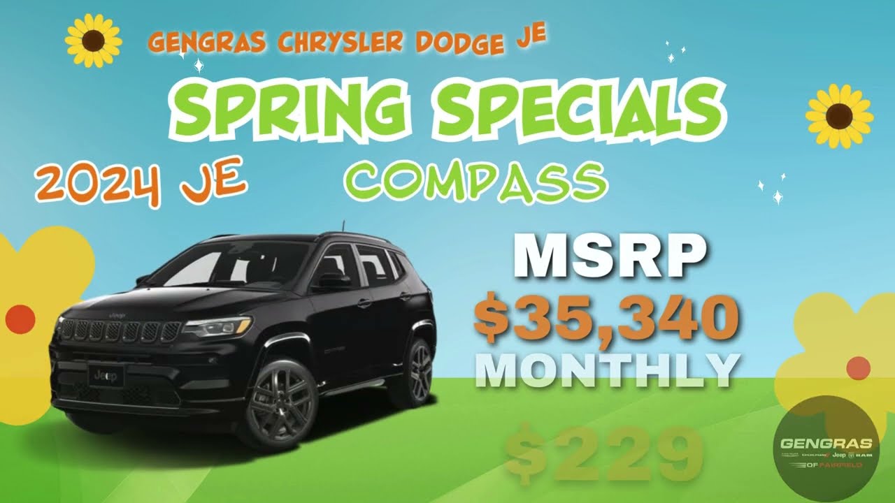 2024 Jeep Compass Limited: Spring Lease Specials