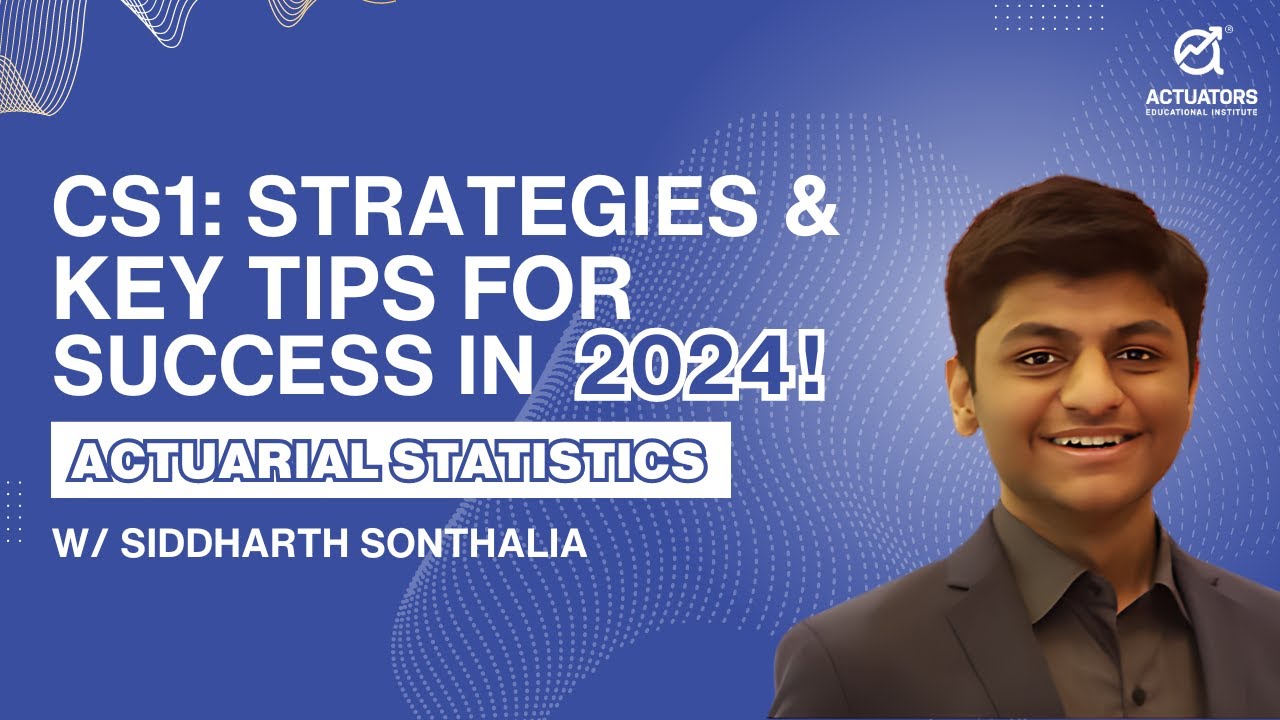 CS1 Exam Prep: Study Tips for Actuarial Science Students [2024]