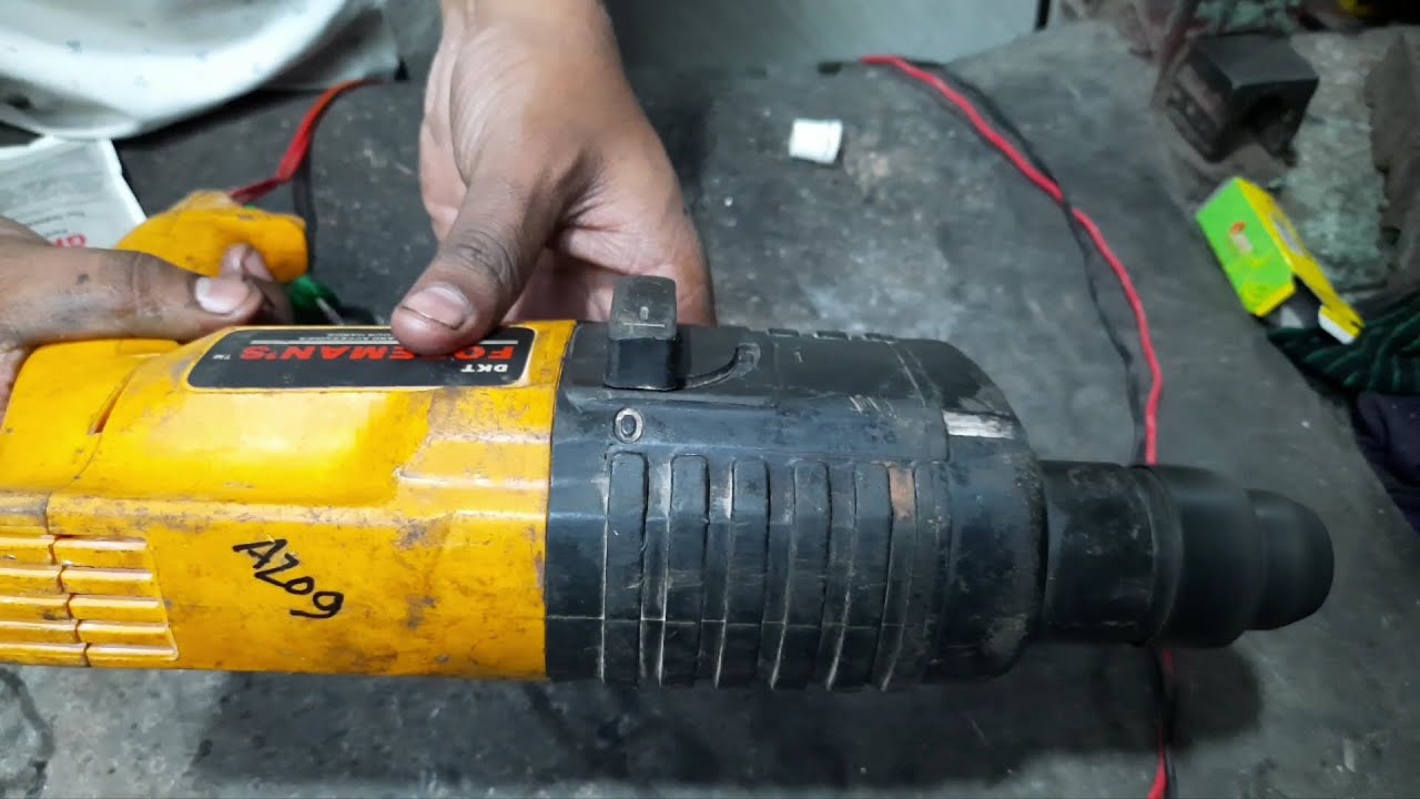 How to repair Hammer drill machin || model 2-20 || change piston and O ring