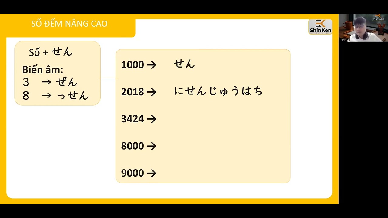 SỐ ĐẾM NÂNG CAO | 1000 ＝＞ 9999 | KHÓA VỠ LÒNG TẶNG KÈM | SHINKEN - Tiếng Nhật Từ Gốc