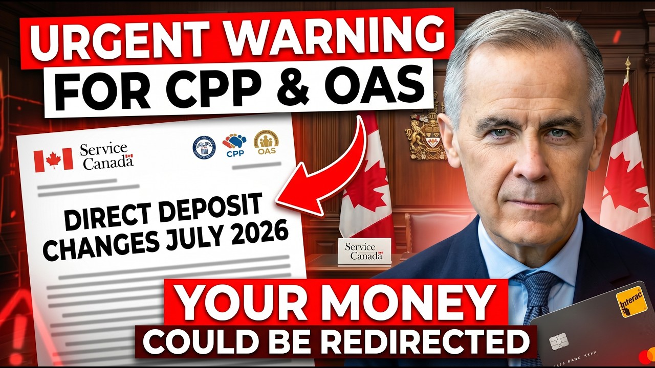 🚨 URGENT WARNING for Canadian Seniors on CPP & OAS Direct Deposit &mdash; Your Money Could Be Stolen