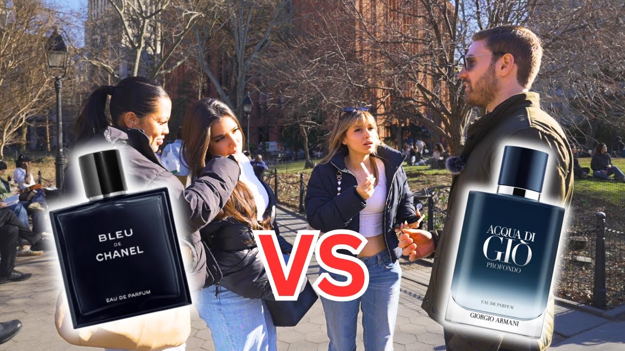 Bleu De Chanel Eau De Parfum Vs Acqua Di Gio Profondo Eau De Parfum Fragrance Battle Womens Reaction