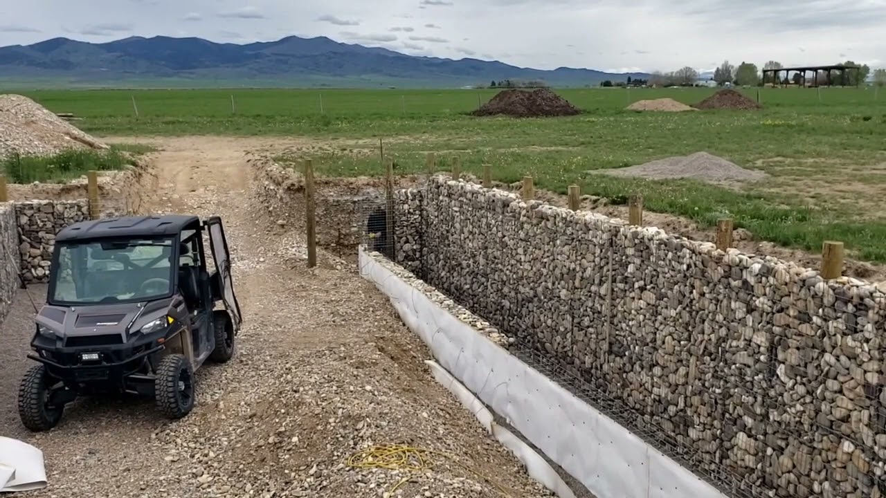 Step 10c - Update on Building the Gabion Basket Walls for our Walipini/pit greenhouse