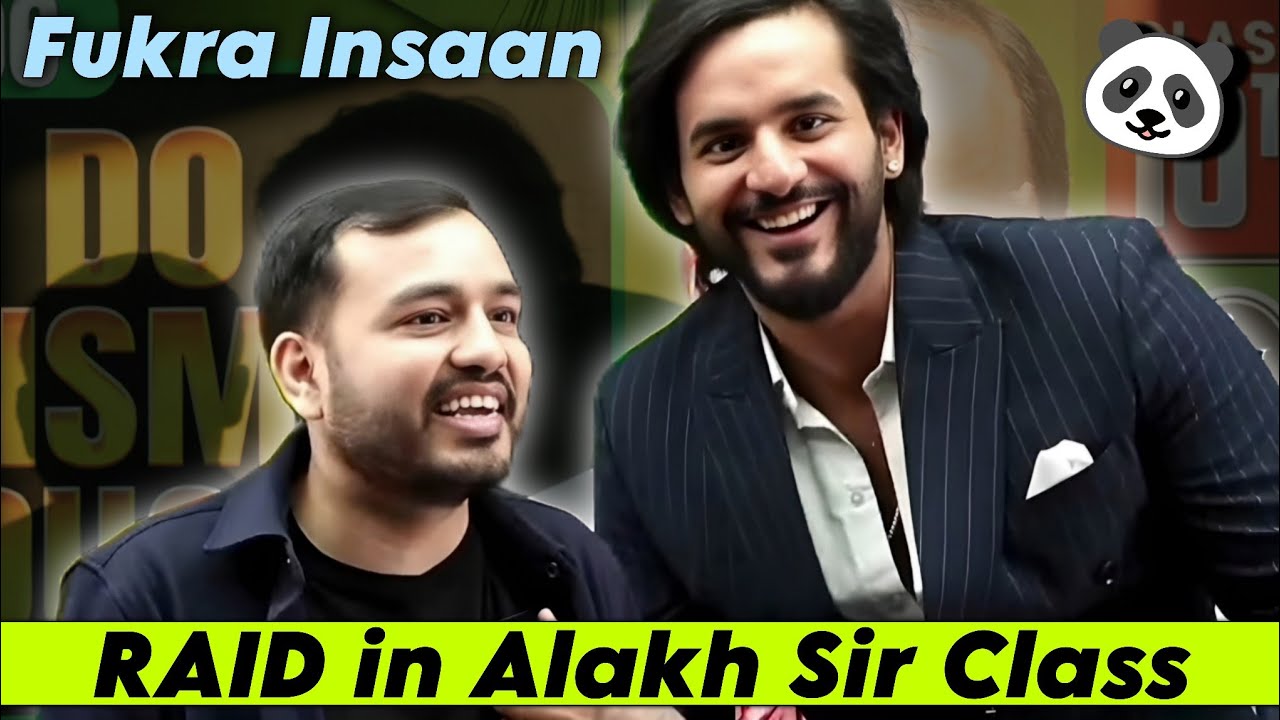 Raid ⁉️ Fukra Insaan in Alakh Sir Live Class 🤯 || 