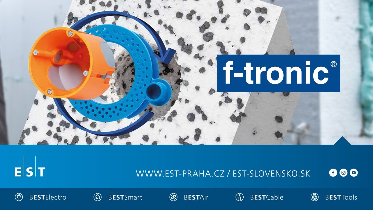 F-tronic Thermofix: elektroinstalace v zateplených fasádách bez tepelných mostů