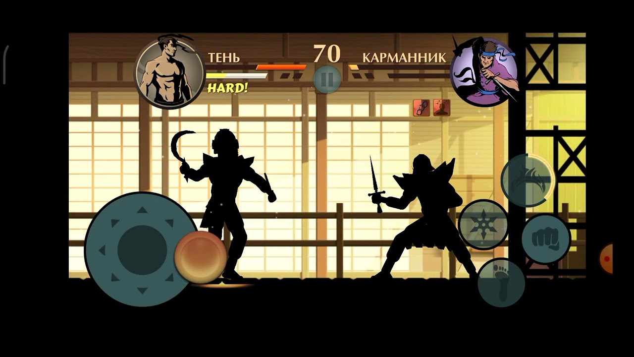 Shadow fight 2. Прохожу Испытания на Осе на Затмении.Извините,просто камера сама оборвалась в конце.
