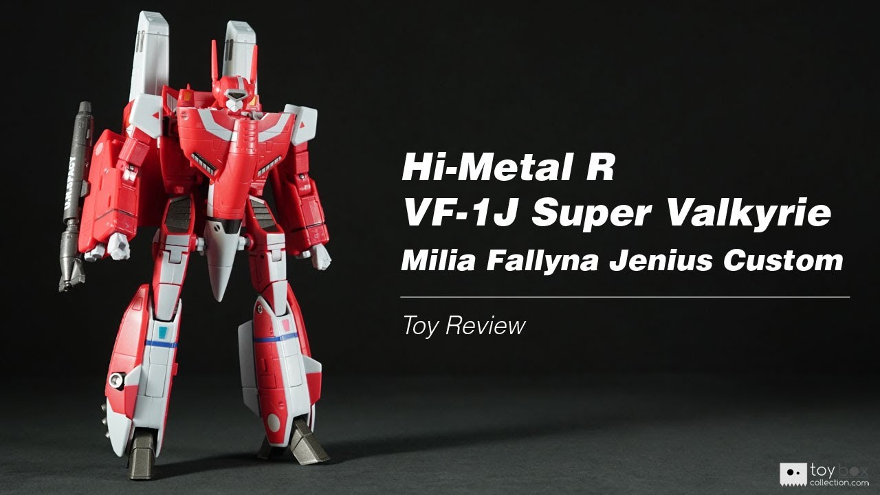 Hi-METAL R VF-1J Super Valkyrie (Milia Fallyna Jenius Custom) toy review