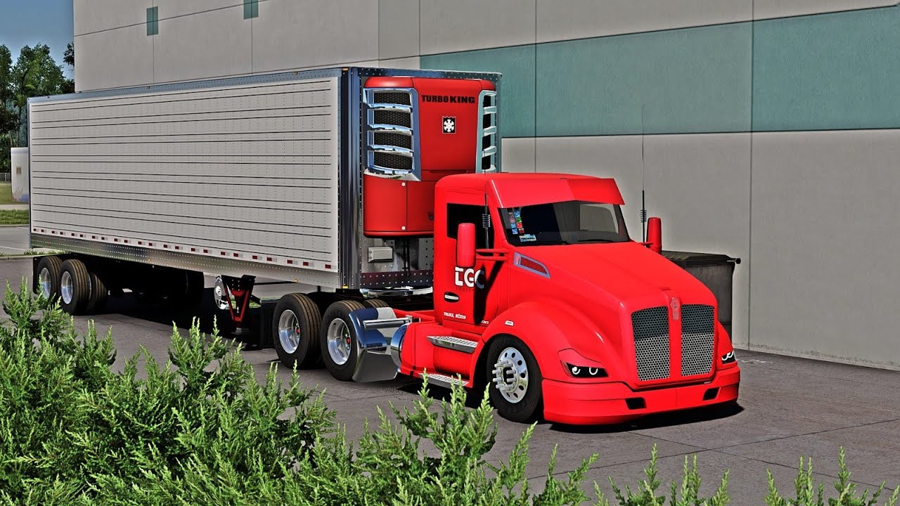 #115 / KENWORTH T680 2014 CUSTOM / Saliendo De Texas Hacia Oklahoma / REALISTIC DRIVING / Ats v1.58
