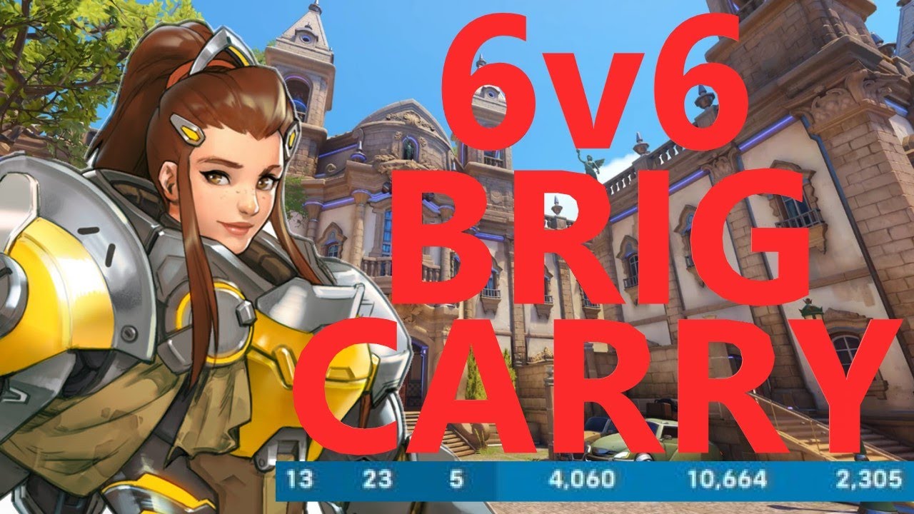 Hard Carrying in 6v6 on Brig in Overwatch 2