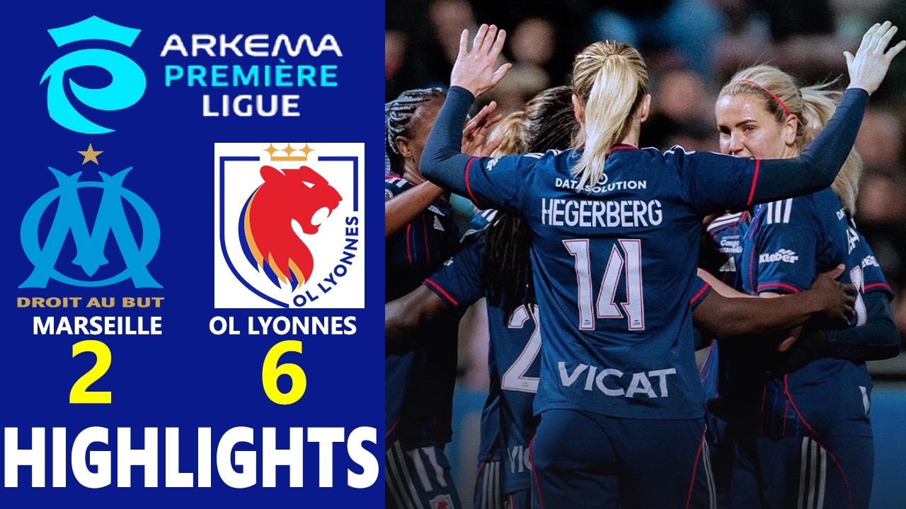 Olympique Marseille vs OL Lyonnes Highlights 🔥 Arkema Première Ligue 2025/2026