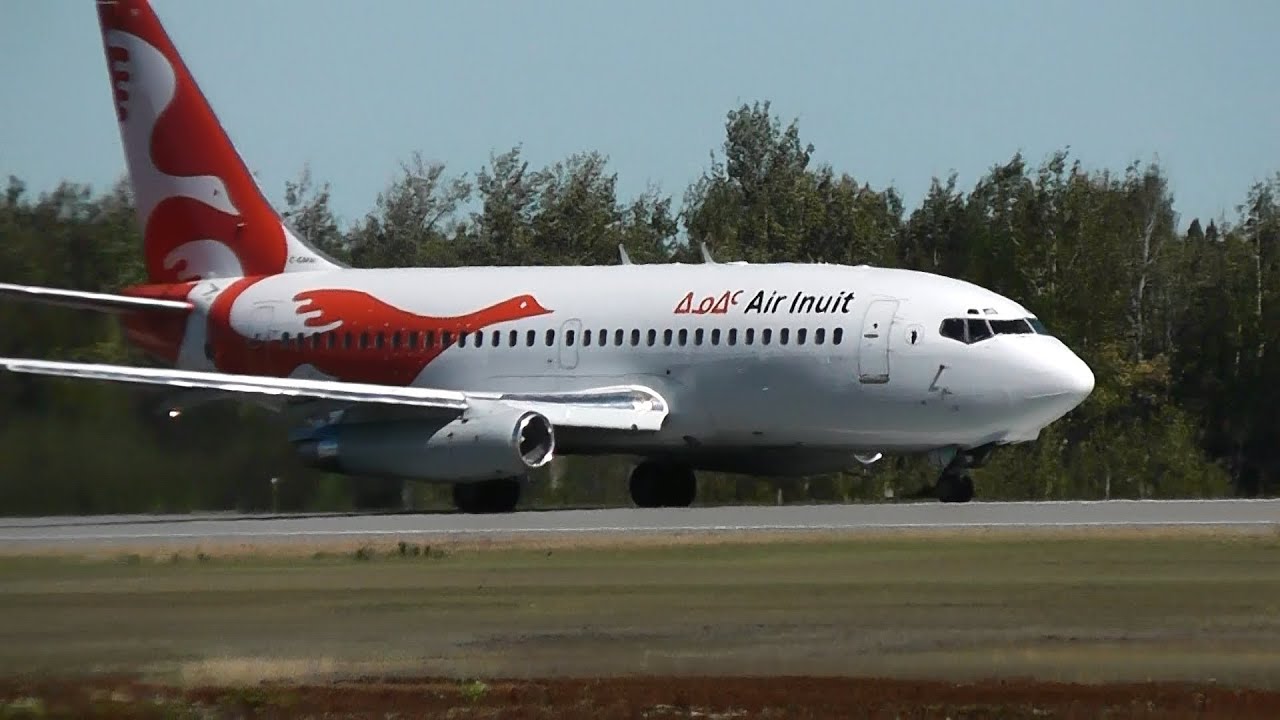 Air Inuit | Boeing 737-200 take-off | C-GMAI | Val-d'Or (CYVO)