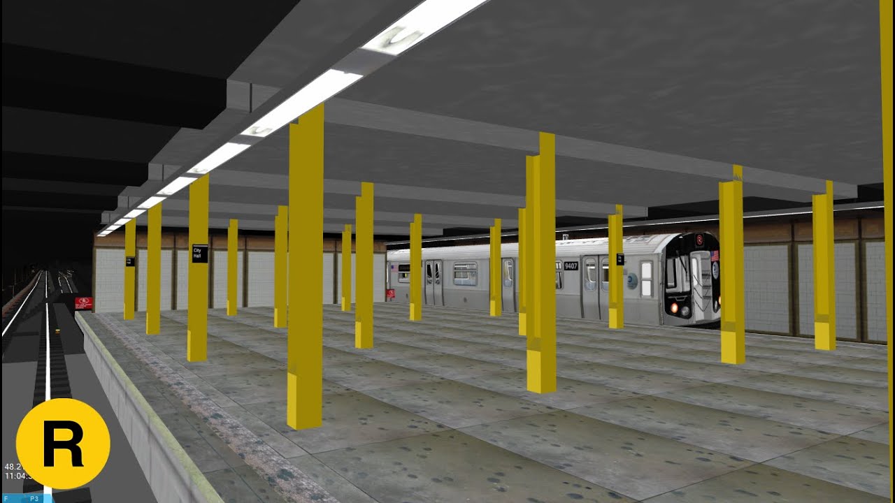 OpenBVE: Forest Hills Bound (R) Local |Broadway/Queens Lcl| R160-Alstom
