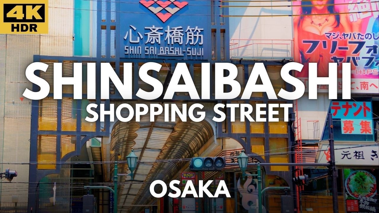 Beat the Crowds! OSAKA Shinsaibashi-Suji Shopping Street Morning Walk 2025 | Japan | 4K HDR