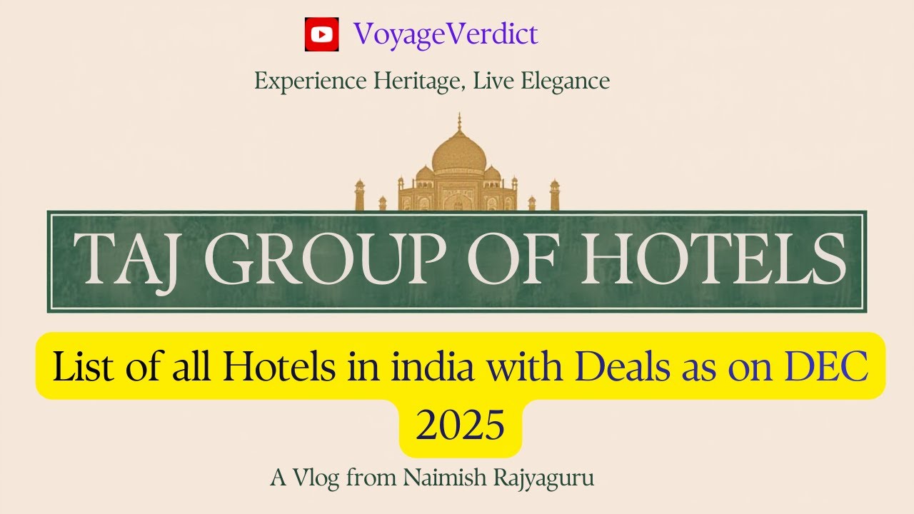 Taj Hotels India 2025 | Price, Location & Luxury Guide