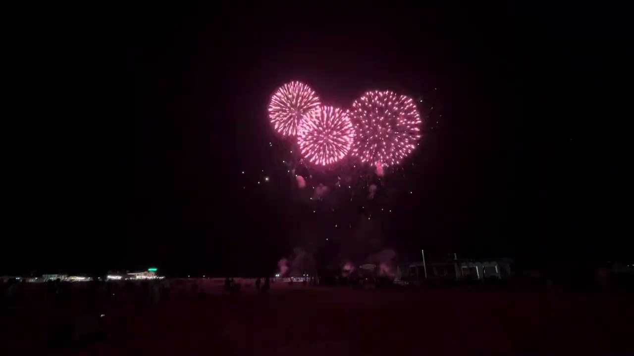 Rodi Garganico 20 agosto 2023 spettacolo pirotecnico serale in onore dei festeggiamenti di San Rocco