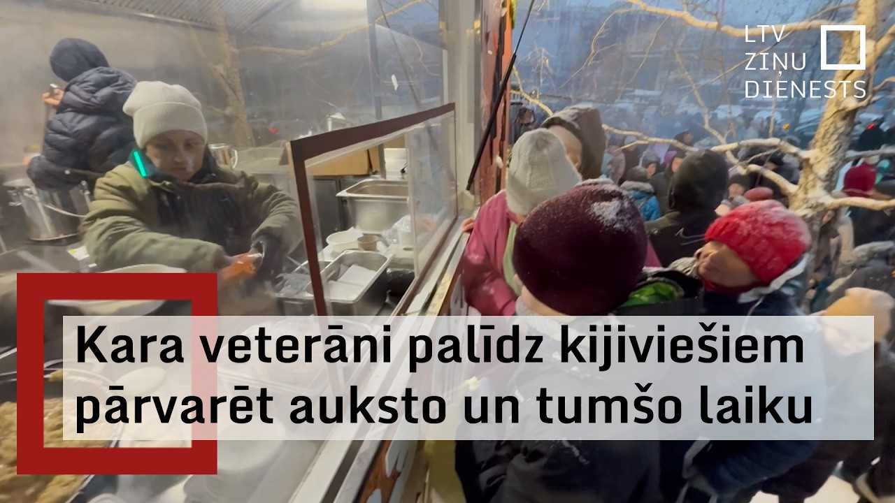 Kara veterāni palīdz kijiviešiem pārziemot