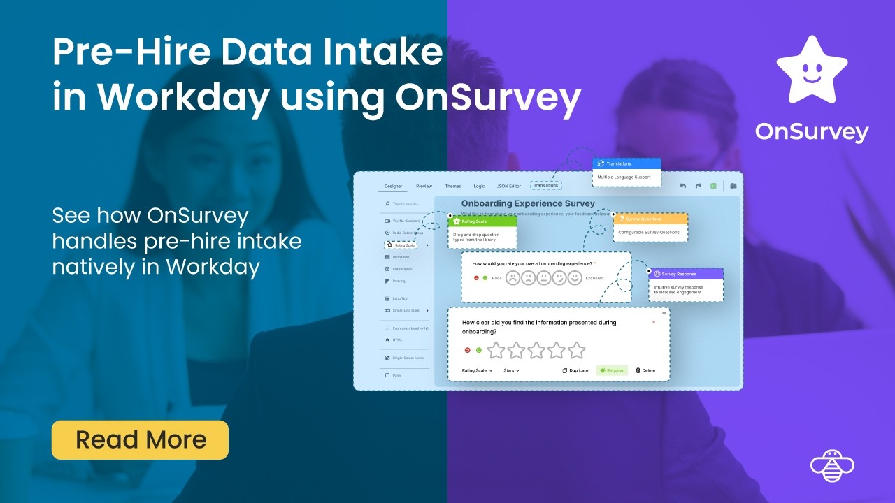 Pre-Hire Data Intake in Workday Using OnSurvey
