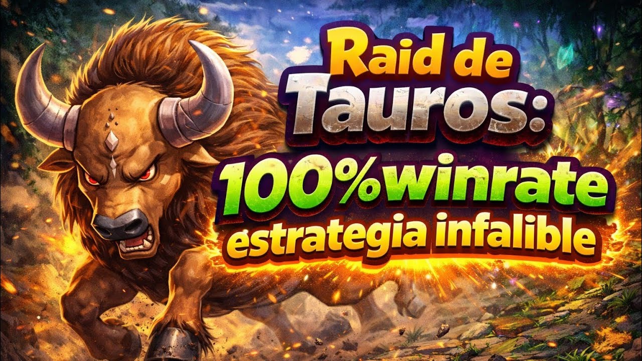 LA MEJOR ESTRATEGIA: RAID DE TAUROS 100% INFALIBLE 