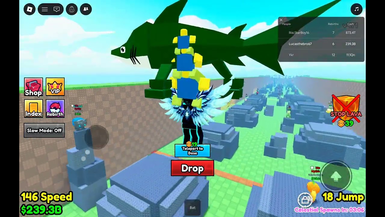 I played escape lava for brainrots (no audio)