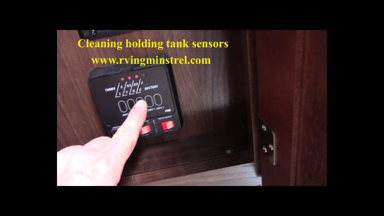 How to clean holding tank sensors