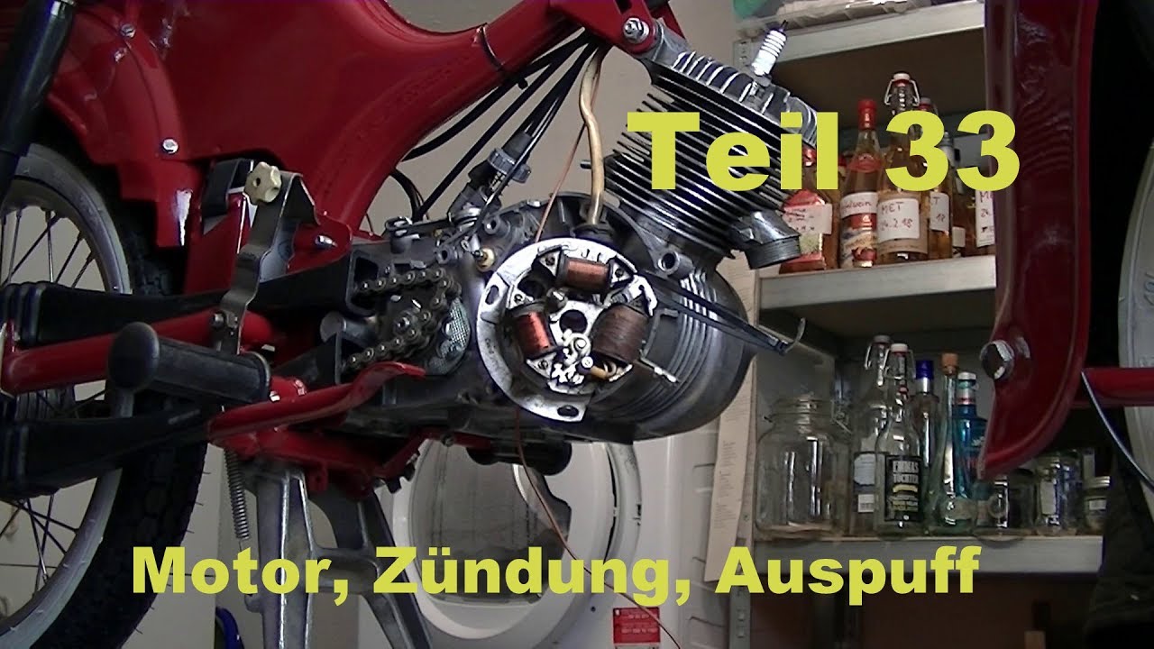 Projekt Simson Star Bj. 1974 Teil 33 Motor, Zündung, Auspuff