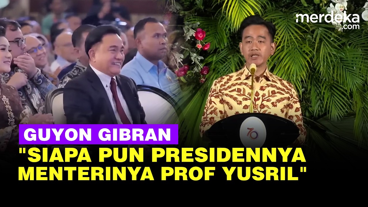 Guyon Gibran Bikin Menko Yusril Ngakak: Siapa Pun Presidennya, Menterinya Prof Yusril