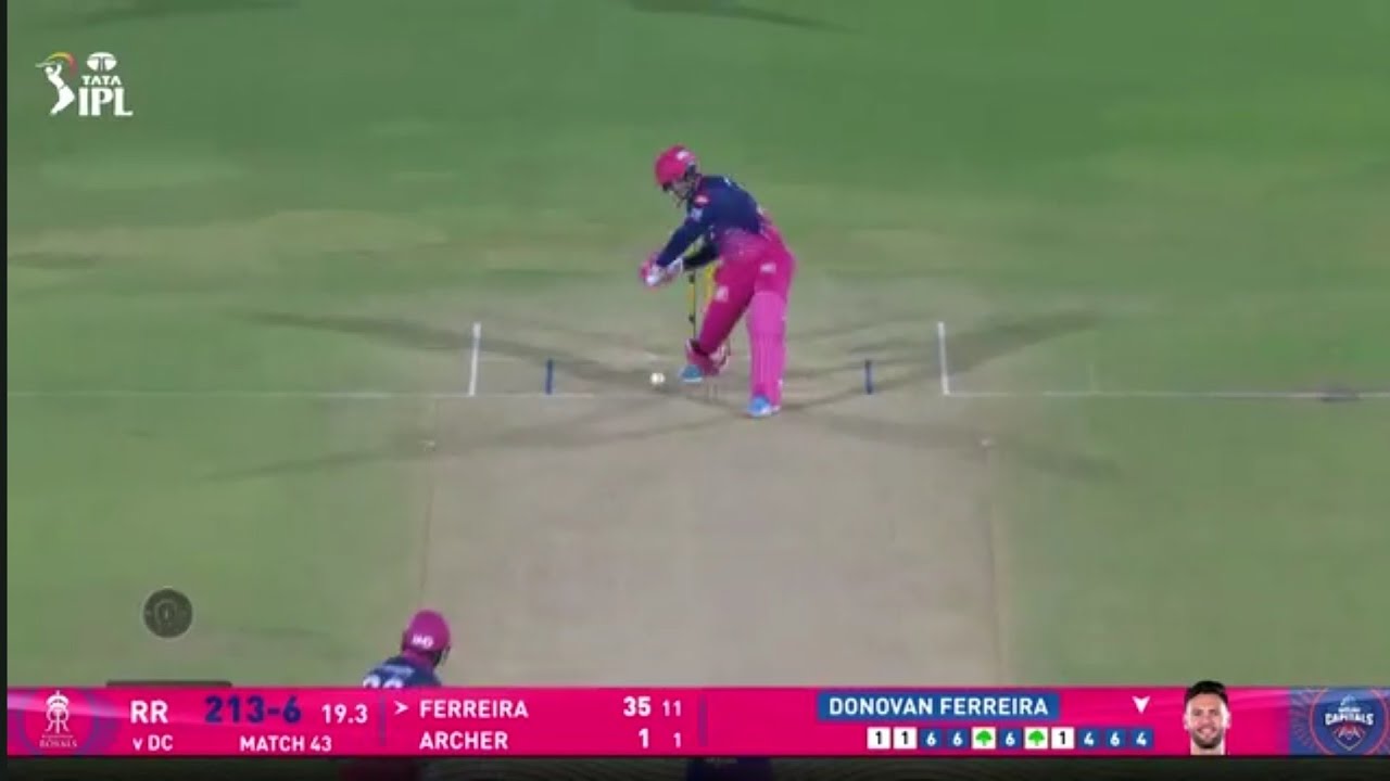 Donovan Ferreira 47*(14) 6 big sixes 105 M batting highlights RR Vs DC TATA IPL 2026
