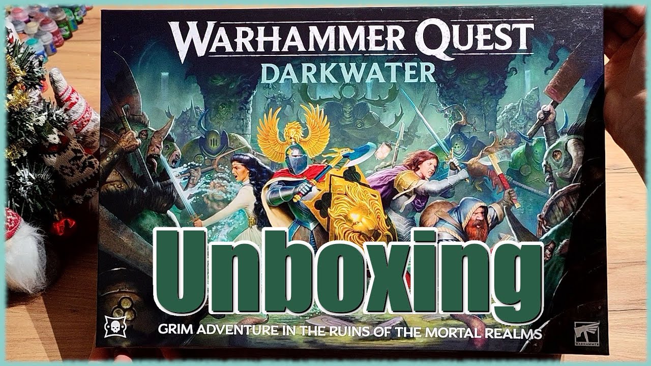 Warhammer Quest: Darkwater – UNBOXING pudełka, opis klimatu gry oraz plusy i minusy planszówki