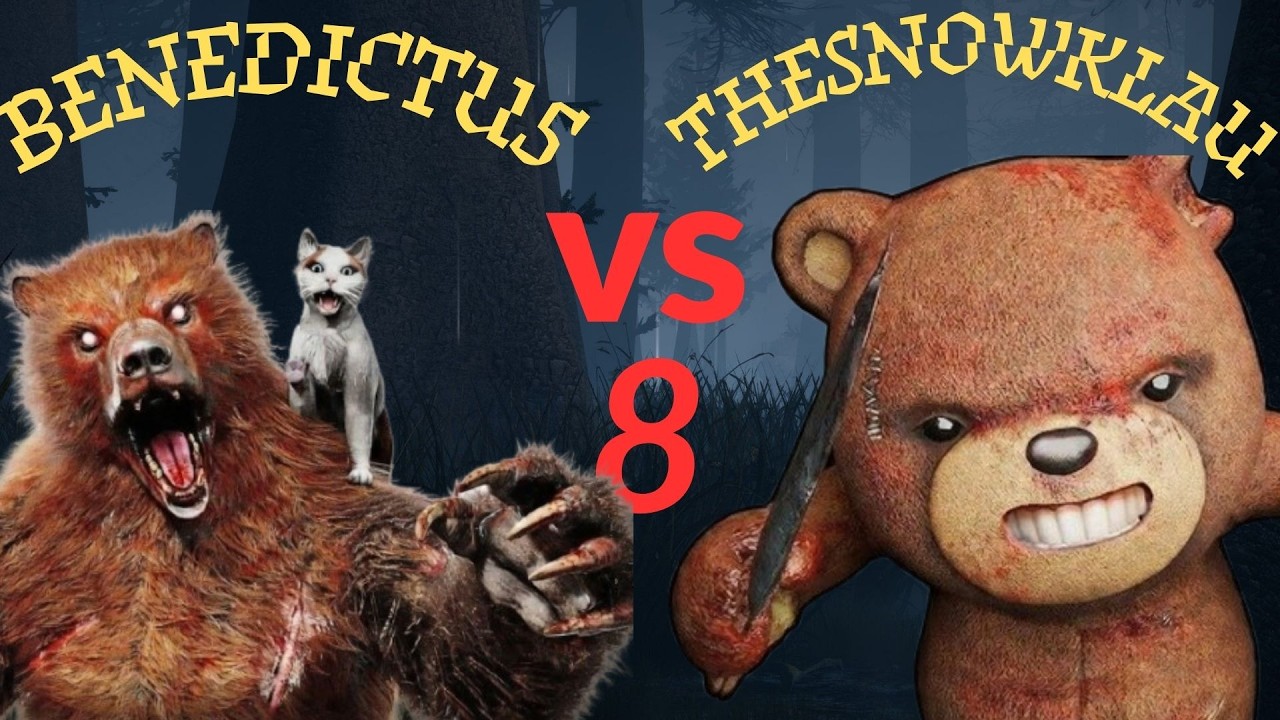 2 osos maduros vs 8 | Ft: @Benedictu5 #dbd #2v8mode
